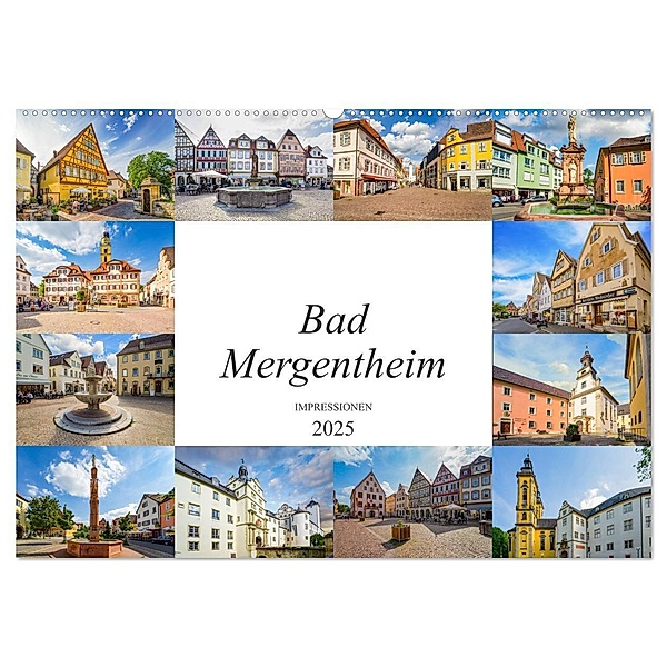 Bad Mergentheim Impressionen (Wandkalender 2025 DIN A2 quer), CALVENDO Monatskalender, Calvendo, Dirk Meutzner
