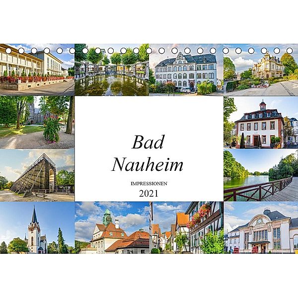 Bad Nauheim Impressionen (Tischkalender 2021 DIN A5 quer), Dirk Meutzner