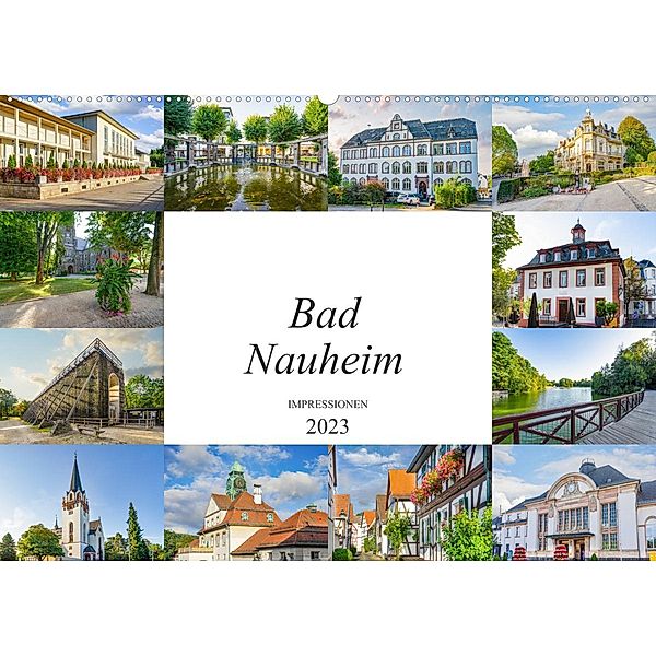 Bad Nauheim Impressionen (Wandkalender 2023 DIN A2 quer), Dirk Meutzner