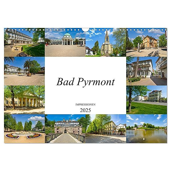 Bad Pyrmont Impressionen (Wandkalender 2025 DIN A3 quer), CALVENDO Monatskalender, Calvendo, Dirk Meutzner
