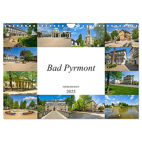 Bad Pyrmont Impressionen (Wandkalender 2025 DIN A4 quer), CALVENDO Monatskalender, Calvendo, Dirk Meutzner
