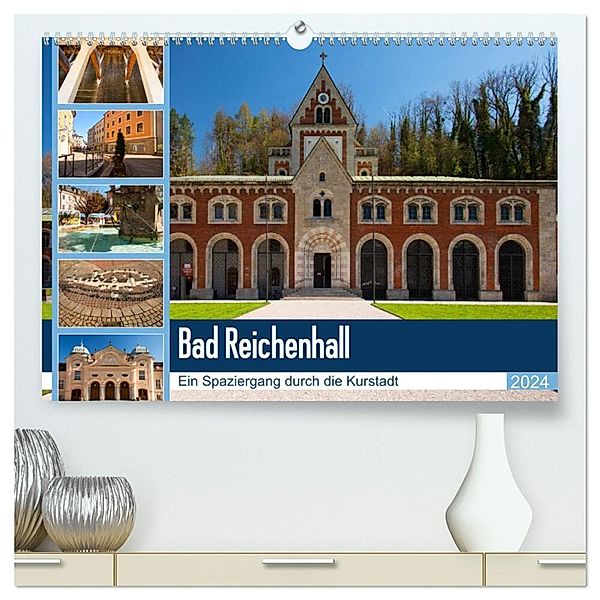 Bad Reichenhall (hochwertiger Premium Wandkalender 2024 DIN A2 quer), Kunstdruck in Hochglanz, Sylvia Seibl