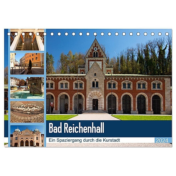 Bad Reichenhall (Tischkalender 2024 DIN A5 quer), CALVENDO Monatskalender, Sylvia Seibl