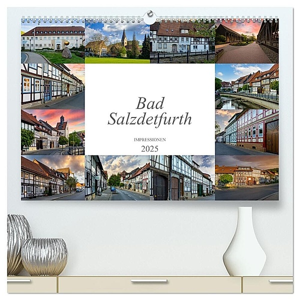 Bad Salzdetfurth Impressionen (hochwertiger Premium Wandkalender 2025 DIN A2 quer), Kunstdruck in Hochglanz, Calvendo, Dirk Meutzner