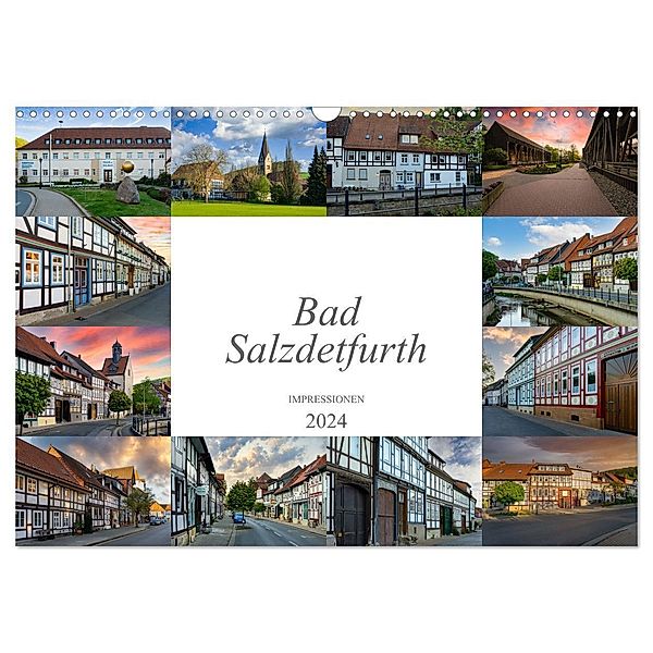 Bad Salzdetfurth Impressionen (Wandkalender 2024 DIN A3 quer), CALVENDO Monatskalender, Dirk Meutzner