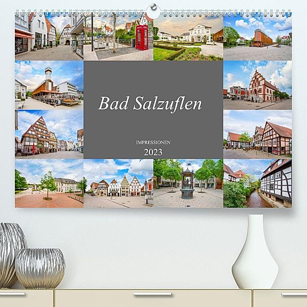 Bad Salzuflen Impressionen (Premium, hochwertiger DIN A2 Wandkalender 2023, Kunstdruck in Hochglanz), Dirk Meutzner