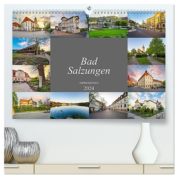 Bad Salzungen Impressionen (hochwertiger Premium Wandkalender 2024 DIN A2 quer), Kunstdruck in Hochglanz, Dirk Meutzner