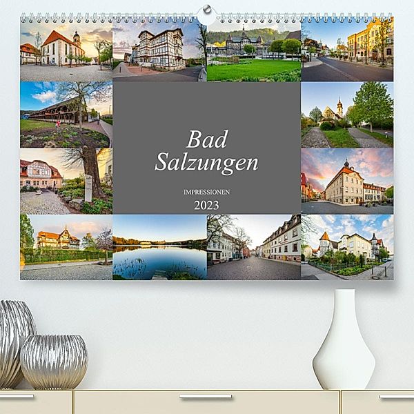 Bad Salzungen Impressionen (Premium, hochwertiger DIN A2 Wandkalender 2023, Kunstdruck in Hochglanz), Dirk Meutzner