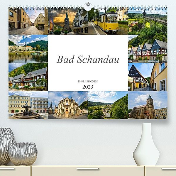Bad Schandau Impressionen (Premium, hochwertiger DIN A2 Wandkalender 2023, Kunstdruck in Hochglanz), Dirk Meutzner