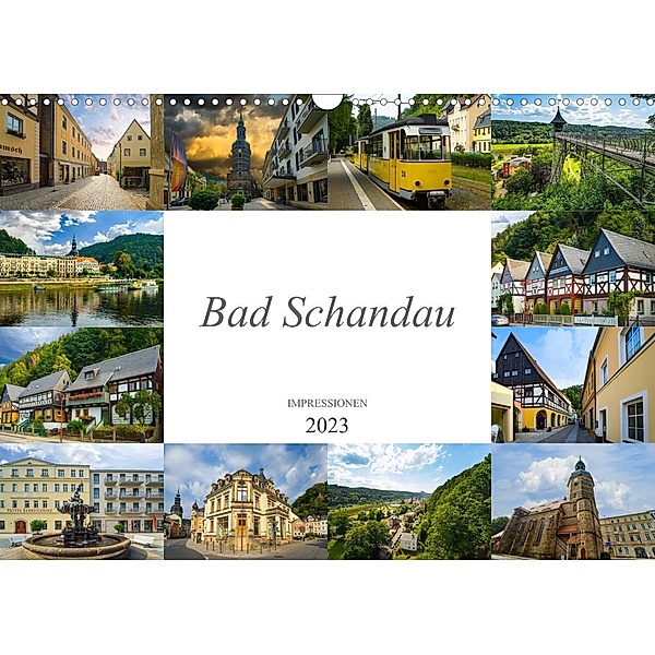 Bad Schandau Impressionen (Wandkalender 2023 DIN A3 quer), Dirk Meutzner