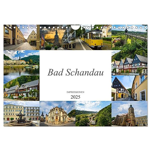 Bad Schandau Impressionen (Wandkalender 2025 DIN A4 quer), CALVENDO Monatskalender, Calvendo, Dirk Meutzner