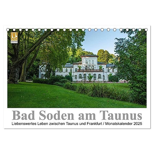 Bad Soden am Taunus (Tischkalender 2025 DIN A5 quer), CALVENDO Monatskalender, Calvendo, Dirk Vonten