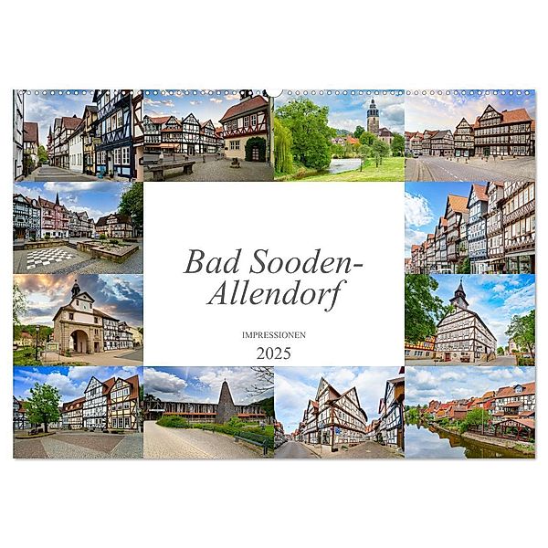 Bad Sooden-Allendorf Impressionen (Wandkalender 2025 DIN A2 quer), CALVENDO Monatskalender, Calvendo, Dirk Meutzner