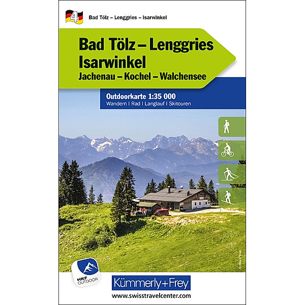 Bad Tölz - Lenggries - Isarwinkel Nr. 04 Outdoorkarte Deutschland 1:35 000