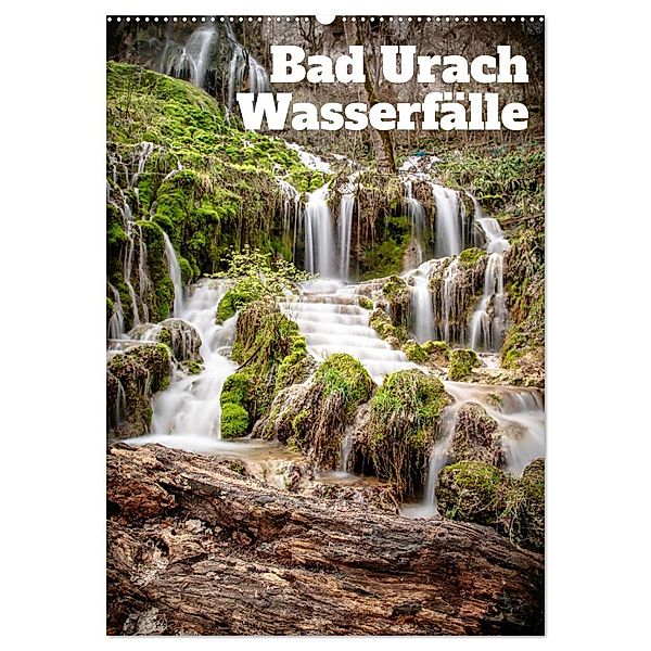 Bad Urach Wasserfälle (Wandkalender 2025 DIN A2 hoch), CALVENDO Monatskalender, Calvendo, Sascha Haas Photography