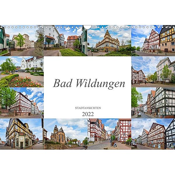 Bad Wildungen Stadtansichten (Wandkalender 2022 DIN A3 quer), Dirk Meutzner