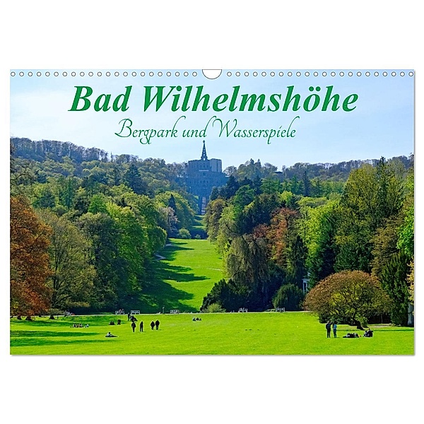 Bad Wilhelmshöhe Bergpark und Wasserspiele (Wandkalender 2024 DIN A3 quer), CALVENDO Monatskalender, Calvendo, Klaus Lielischkies