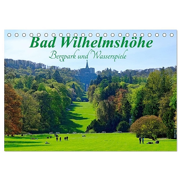 Bad Wilhelmshöhe Bergpark und Wasserspiele (Tischkalender 2024 DIN A5 quer), CALVENDO Monatskalender, Calvendo, Klaus Lielischkies