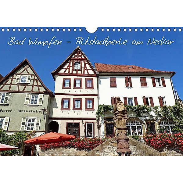 Bad Wimpfen - Altstadtperle am Neckar (Wandkalender 2020 DIN A4 quer), Ilona Andersen