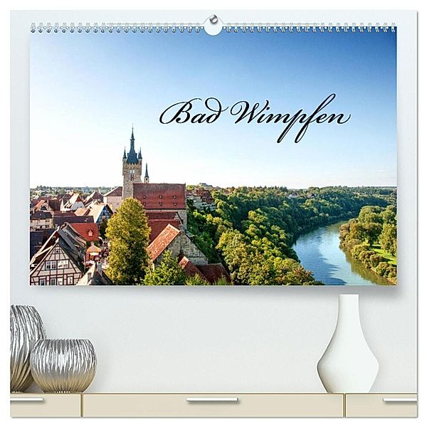 Bad Wimpfen. (hochwertiger Premium Wandkalender 2024 DIN A2 quer), Kunstdruck in Hochglanz, Ralf Pfeiffer