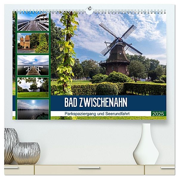 Bad Zwischenahn, Parkspaziergang und Seerundfahrt (hochwertiger Premium Wandkalender 2025 DIN A2 quer), Kunstdruck in Hochglanz, Calvendo, Andrea Dreegmeyer