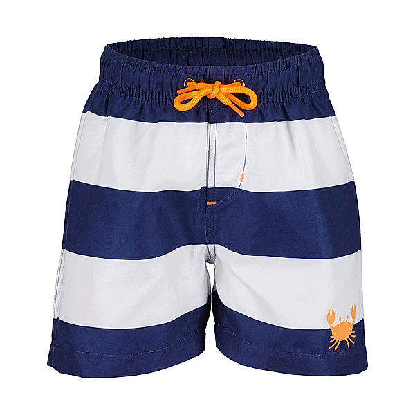 BLUE SEVEN Bade-Bermudas CRAB AND STRIPES in blau/weiß