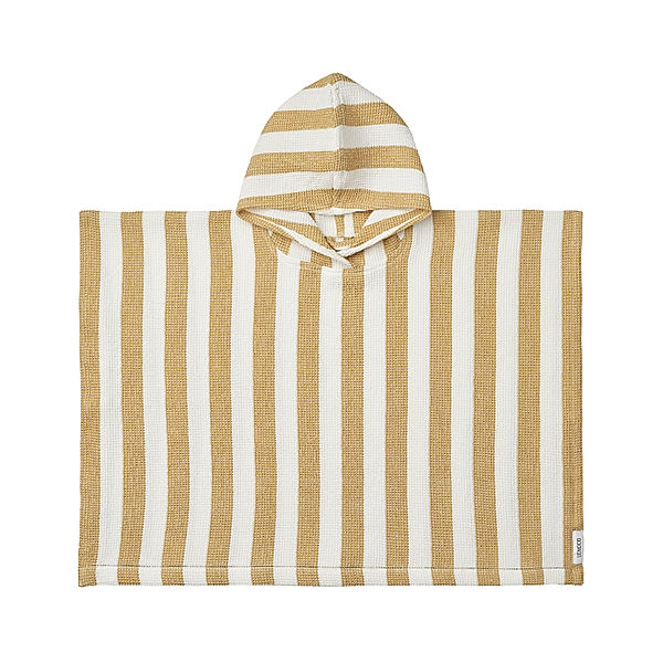 LIEWOOD Bade-Poncho PACO gestreift in white/yellow