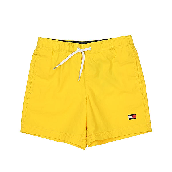 TOMMY HILFIGER Bade-Shorts MEDIUM DRAWSTRING in bold yellow