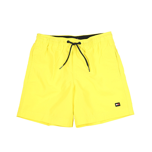 TOMMY HILFIGER Bade-Shorts MEDIUM DRAWSTRING in neon yellow