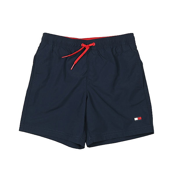 TOMMY HILFIGER Bade-Shorts MEDIUM DRAWSTRING in pitch blue