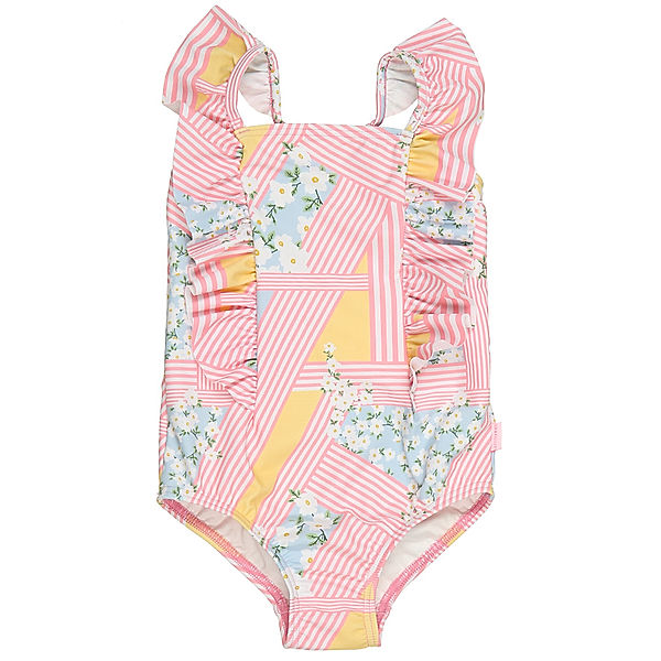 Seafolly Badeanzug DAISY FRILL in pastellbunt