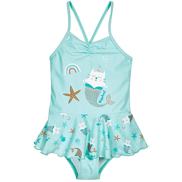 Playshoes Badeanzug EINHORNMEERKATZE in mint