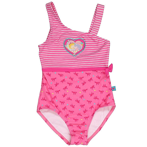 Schiesser Badeanzug PRINZESSIN LILLIFEE UNICORN HEART in pink