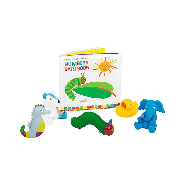 small foot® Badebuch RAUPE NIMMERSATT mit Badefiguren