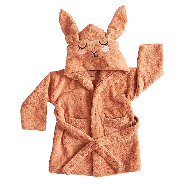 Roommate Bademantel BUNNY in rose