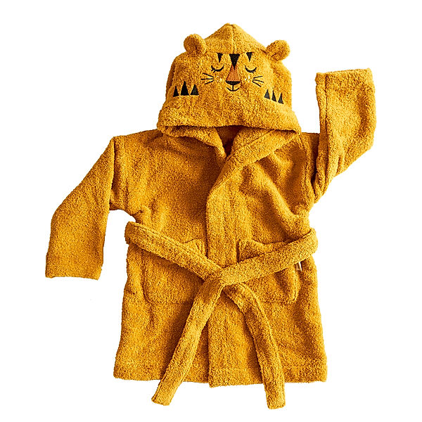 Roommate Bademantel TIGER in ochre