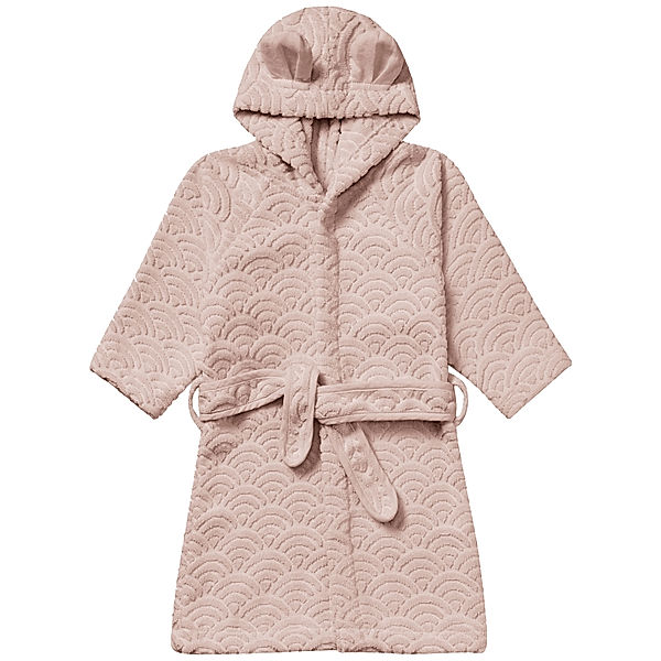 Cam Cam Copenhagen Bademantel TINY EARS 1-2 Jahre in dusty rose