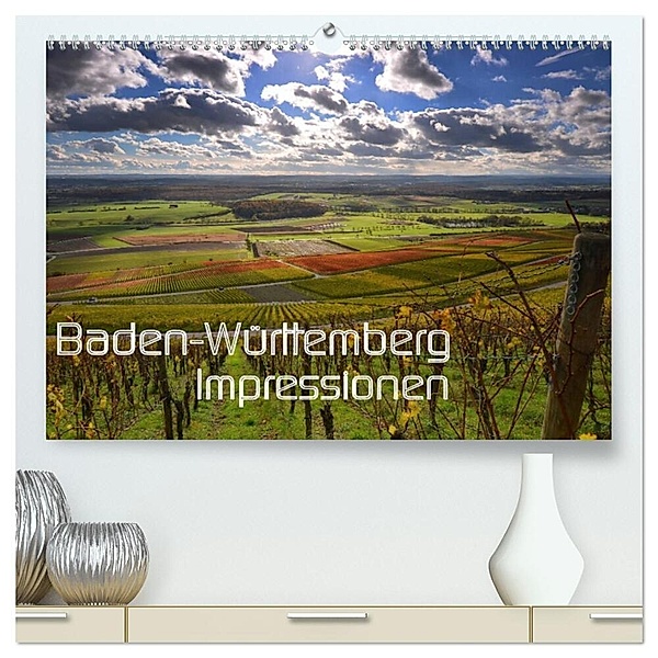 Baden-Württemberg Impressionen (hochwertiger Premium Wandkalender 2024 DIN A2 quer), Kunstdruck in Hochglanz, Simone Mathias