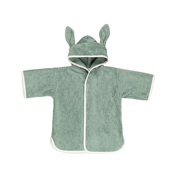 FABELAB Badeponcho BUNNY in eucalyptus