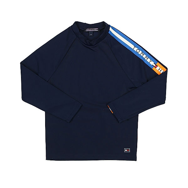 TOMMY HILFIGER Badeshirt ACTIVE in dunkelblau