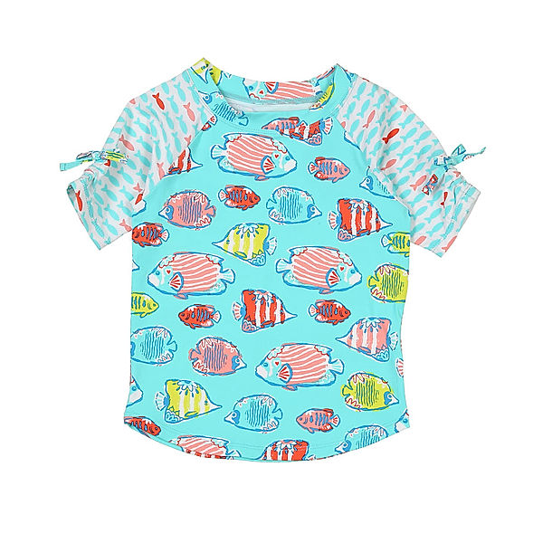 Hatley Badeshirt COLOURFUL FISHES in türkis