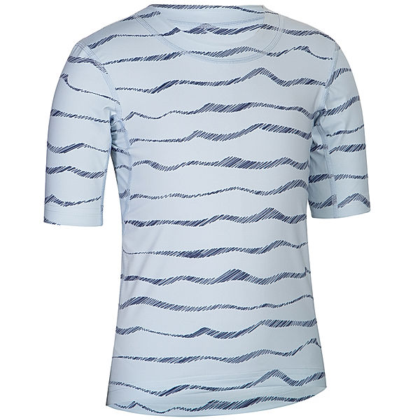 Hyphen Badeshirt kurz BLUE WAVES in blau