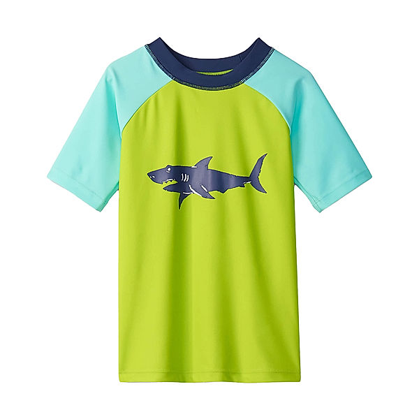 Hatley Badeshirt LIME GREEN SHARK in grün