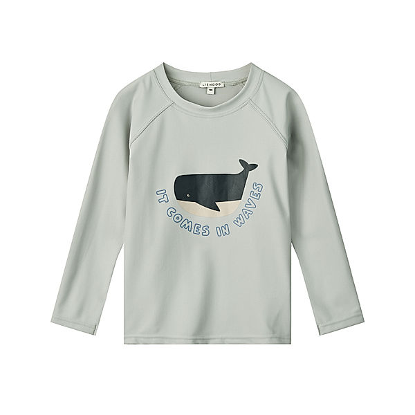 LIEWOOD Badeshirt NOAH WHALE in cloud blue