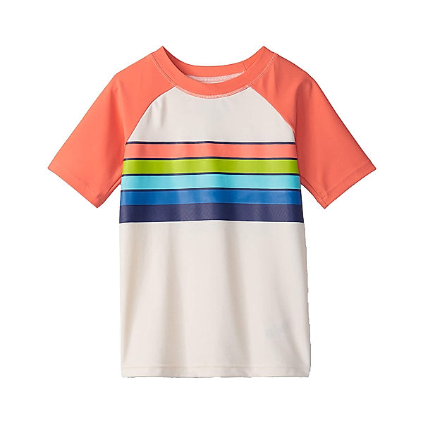 Hatley Badeshirt SURFER STRIPES in weiß/bunt