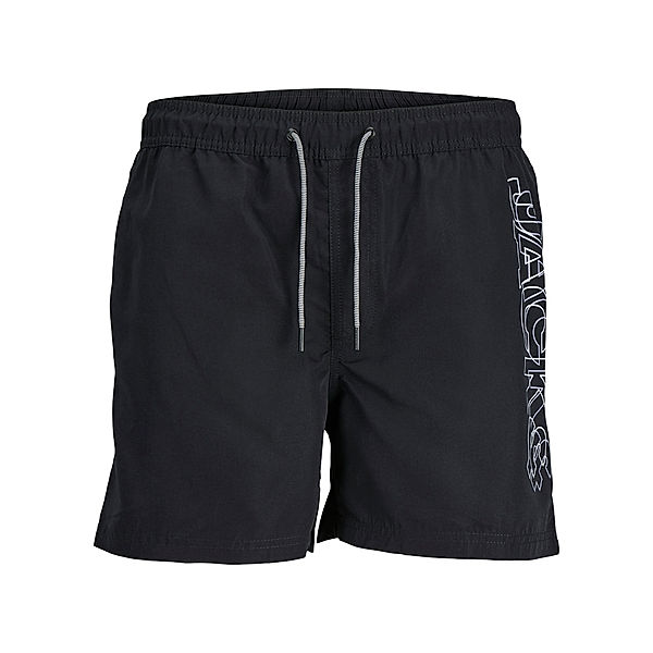 JACK & JONES Badeshorts JPSTFIJI JJSWIM DOUBLE LOGO in black