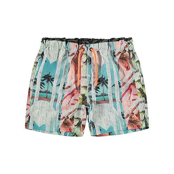 name it Badeshorts NKMZILLIP in peacock blue