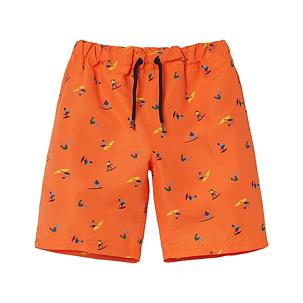 name it Badeshorts NKMZIMMI LONG in vibrant orange