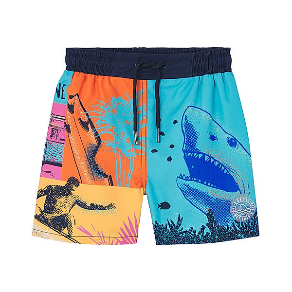 Boboli Badeshorts SHARK ZONE in bunt