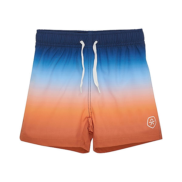 Color Kids Badeshorts SUNSET in tangerine